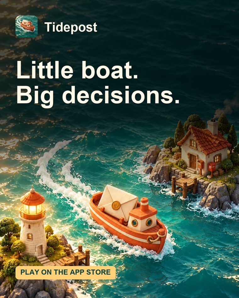 TidePost — Little boat. Big decisions.
