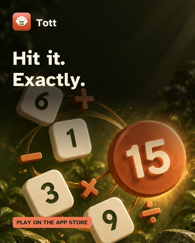 Tott — Hit it. Exactly.
